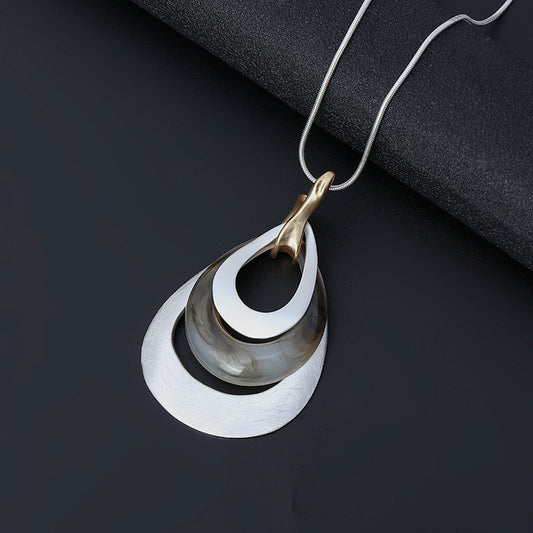 Modern Teardrop Necklace