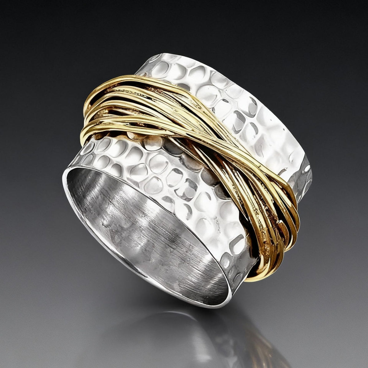 Modern Two Tone Ring – Hardanger Atelier
