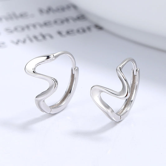 Modern Wave Earrings
