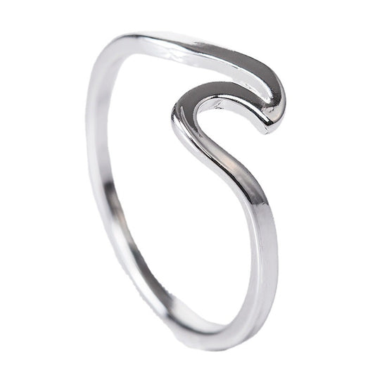 Modern Wave Ring