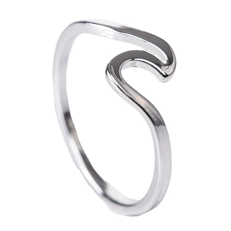 Modern Wave Ring