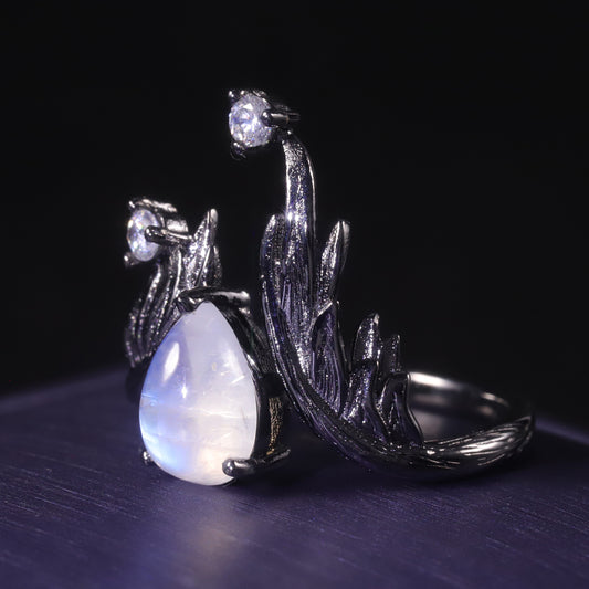 Moonstone Statement Ring