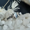 Moonstone Triple Moon Ring