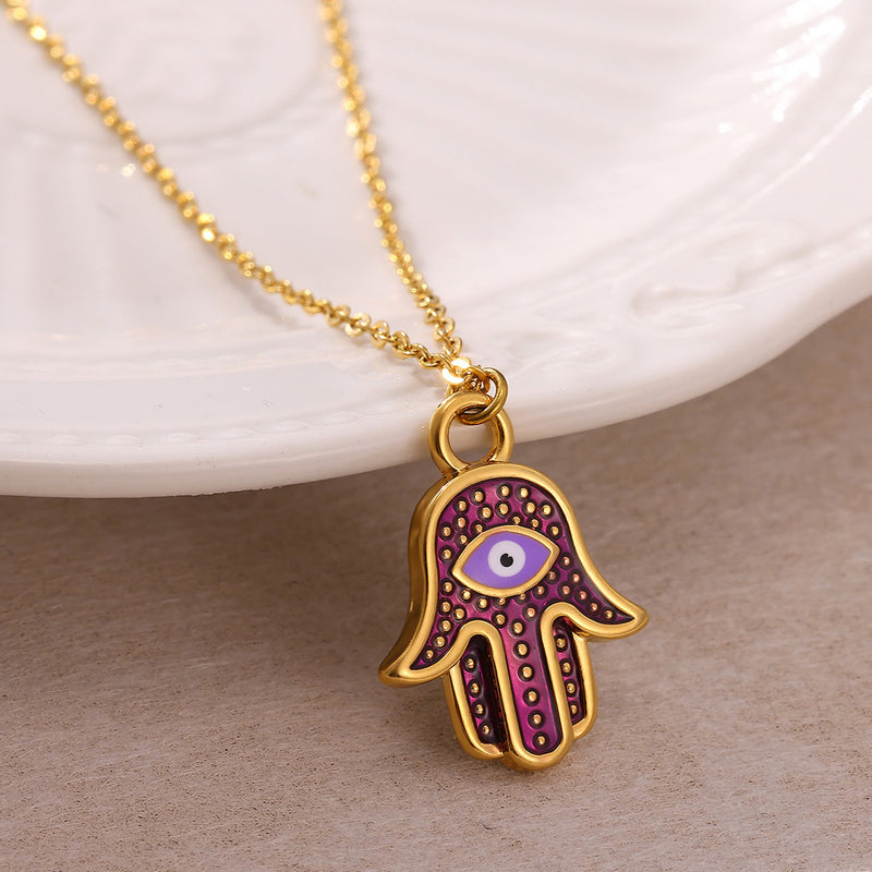 Mystical Hamsa Necklace