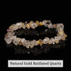 Natural Gold Rutilated Quartz Bracelet