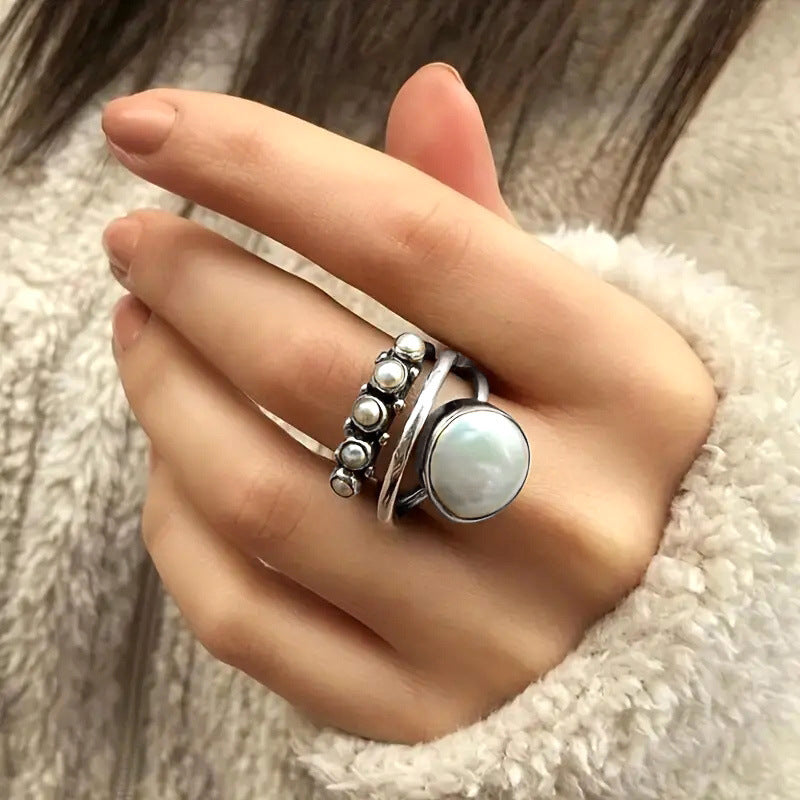 Prachtige Zilveren Ring met unieke stijl