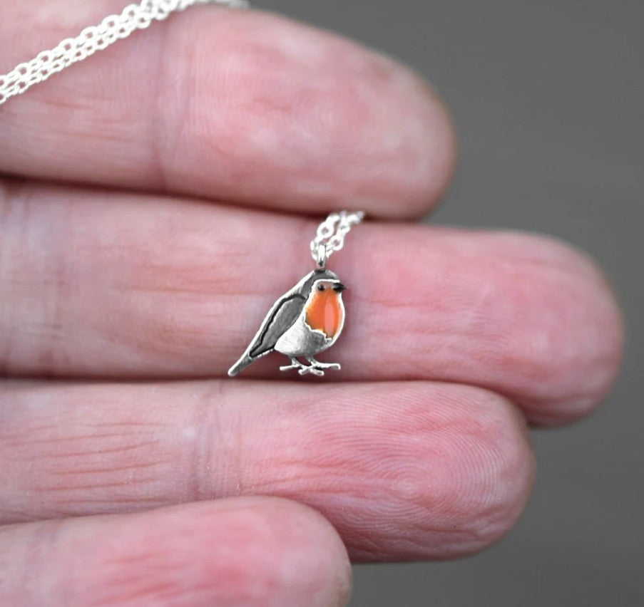 Vintage Branchbird Charm Necklace