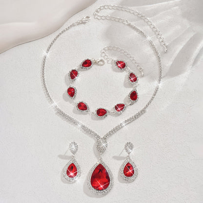White Gold Thalira Bloodwynne Jewelry Set