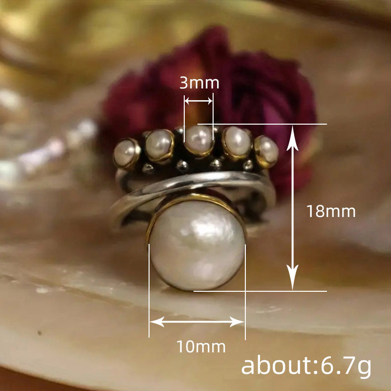 Prachtige Zilveren Ring met unieke stijl