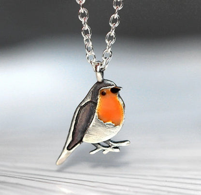 Vintage Branchbird Charm Necklace