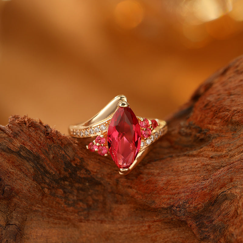 Ruby Flame Ring