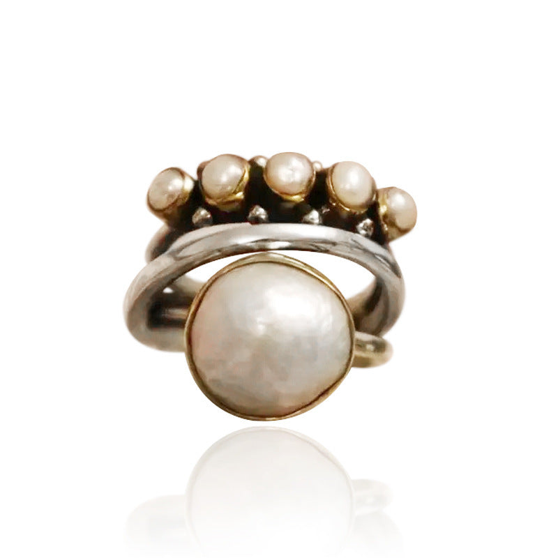 Prachtige Zilveren Ring met unieke stijl