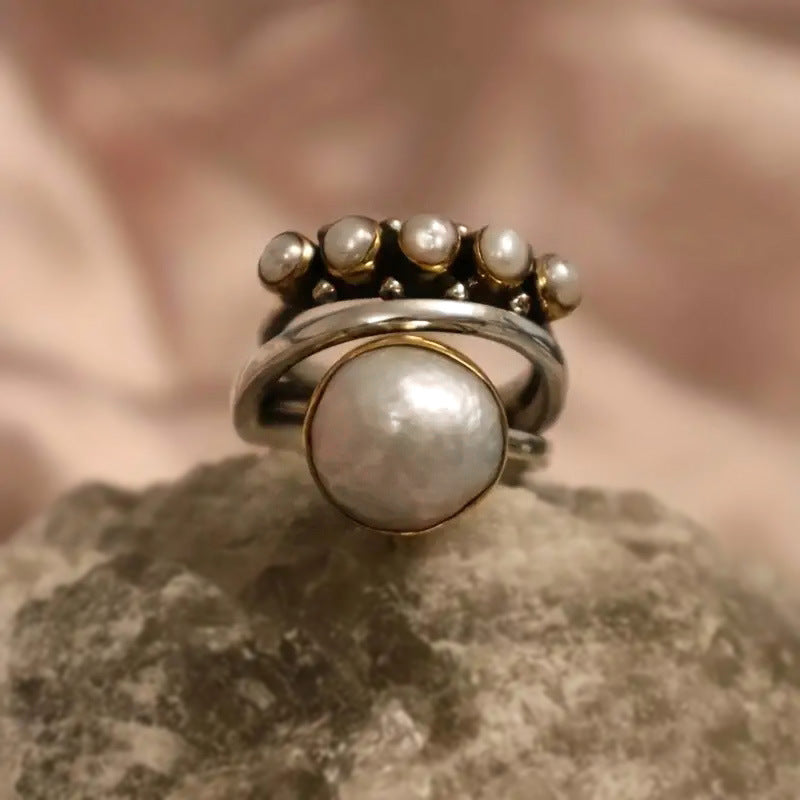 Prachtige Zilveren Ring met unieke stijl
