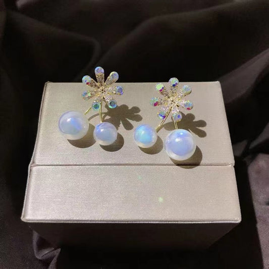 Opalescent Flower Earrings
