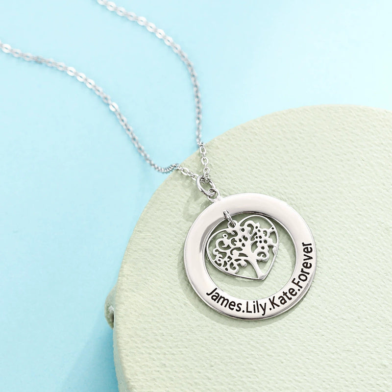 Personalized Family Tree Necklace
