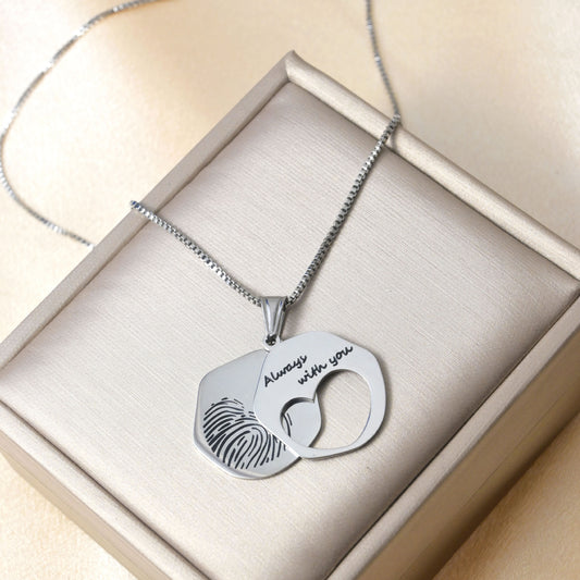 Personalized Fingerprint Necklace