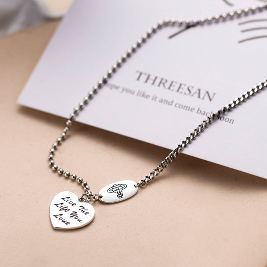 Personalized Heart Necklace