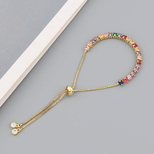 Rainbow Crystal Bracelet