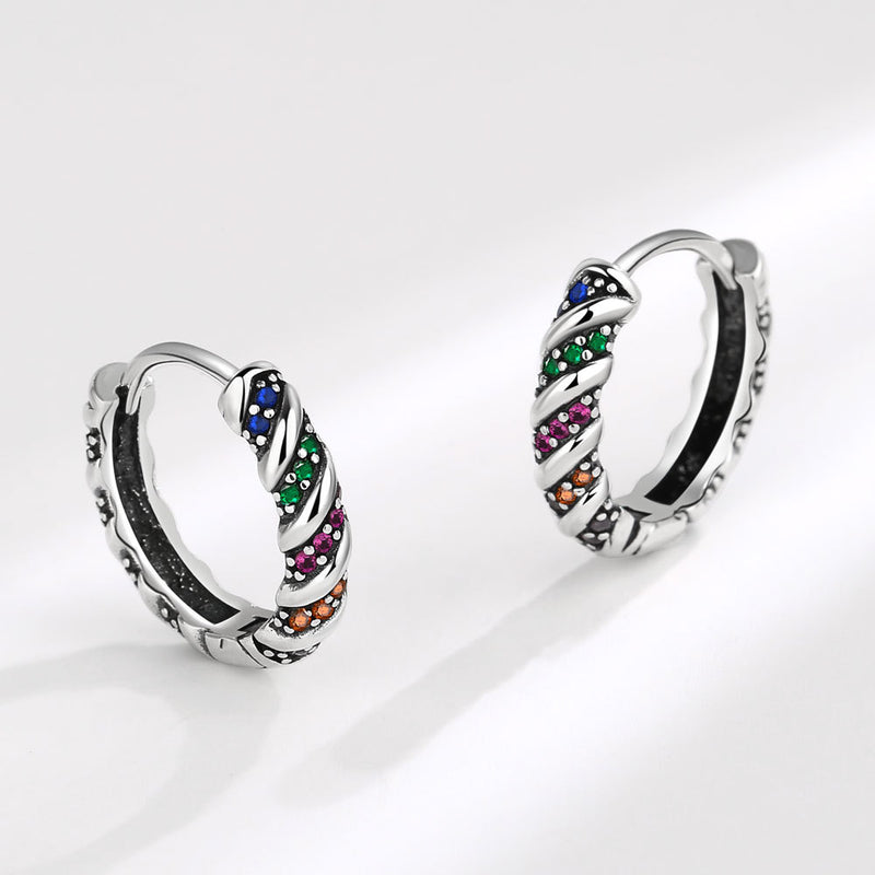 Rainbow Gemstone Earrings