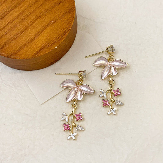 Romantic Flower Drop Earrings