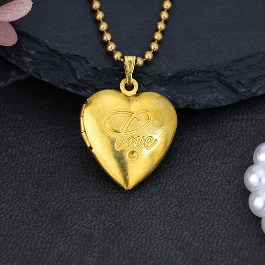 Romantic Gold Love Necklace