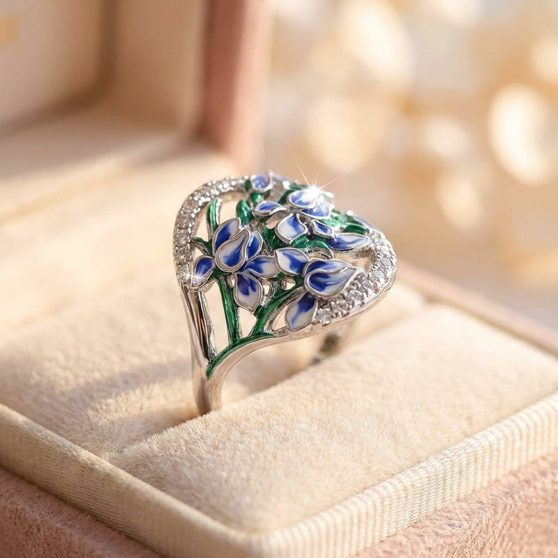 Romantic Lily Flower Ring