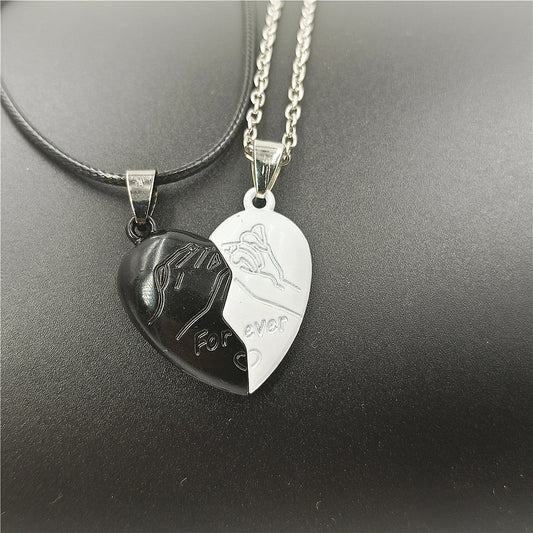 Romantic Matching Heart Necklace