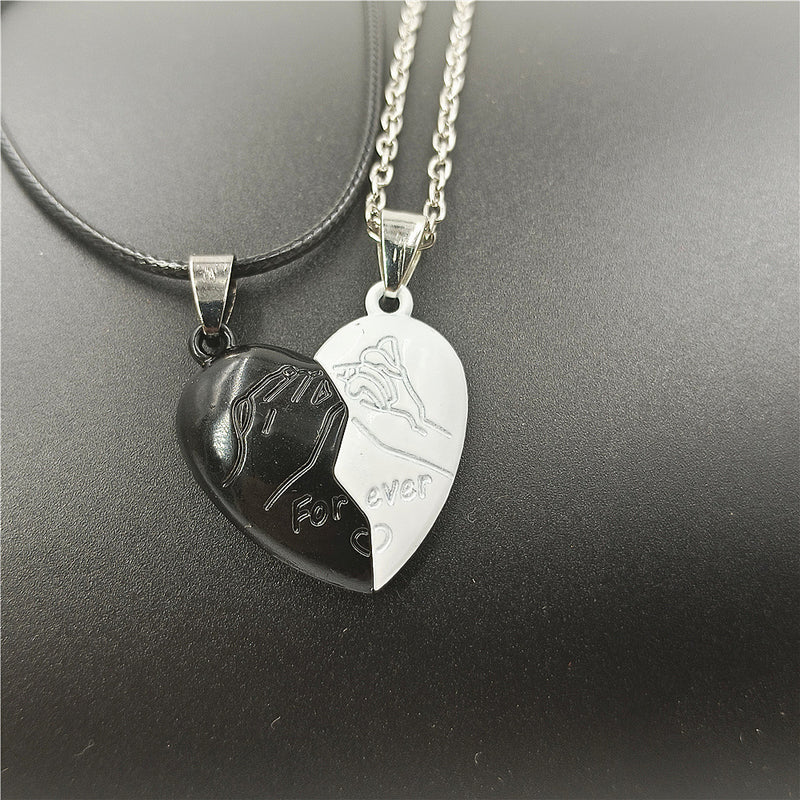 Romantic Matching Heart Necklace