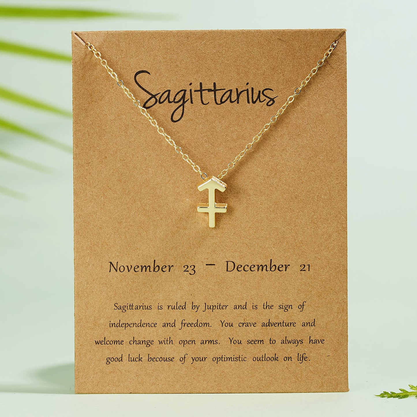 Sagittarius Zodiac Necklace