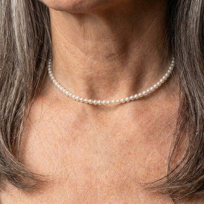 Silver Pearl Necklace