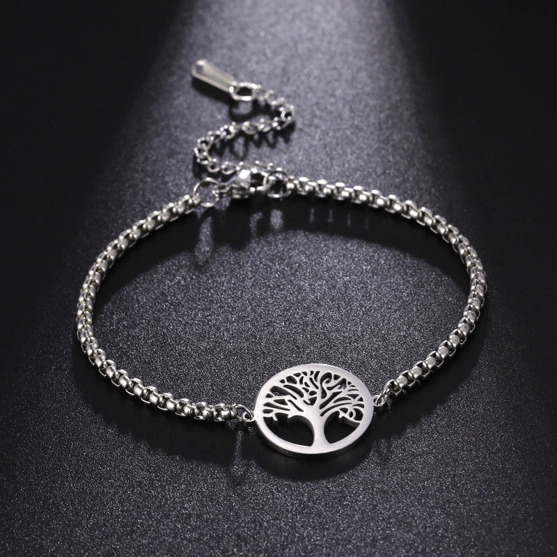 Silver Tree Of Life Bracelet