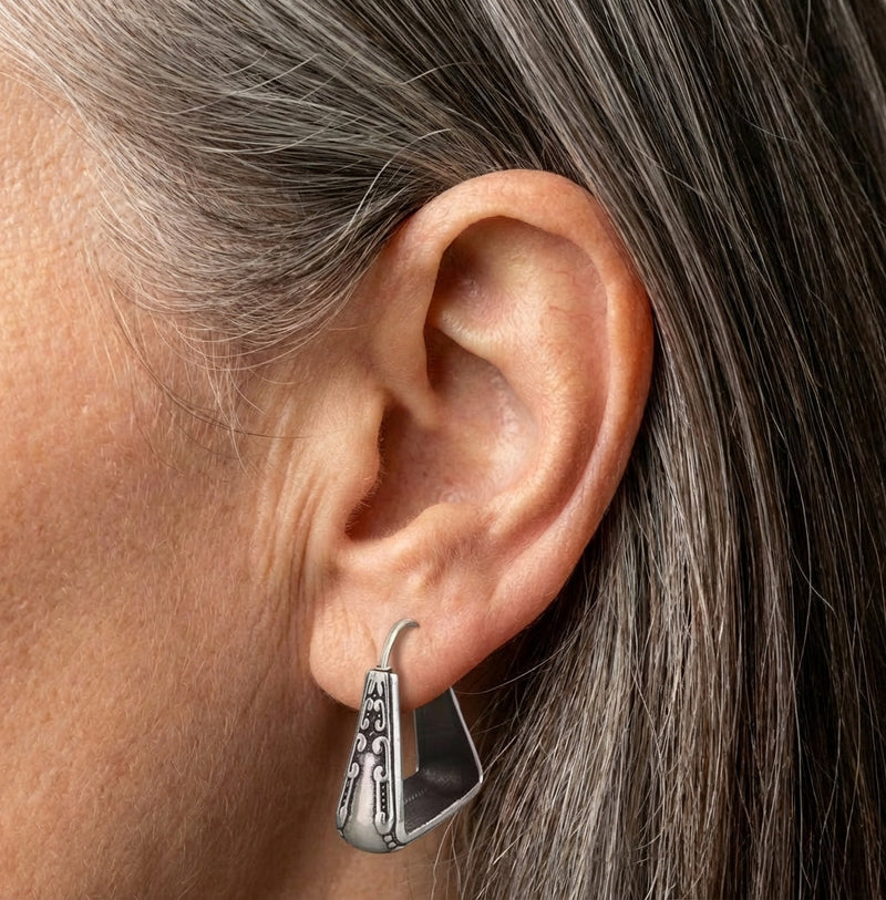 Silver Vintage Enchanted Earrings