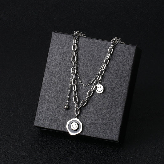 Smiley Charm Necklace