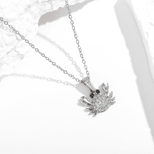 Sparkle Crab Necklace