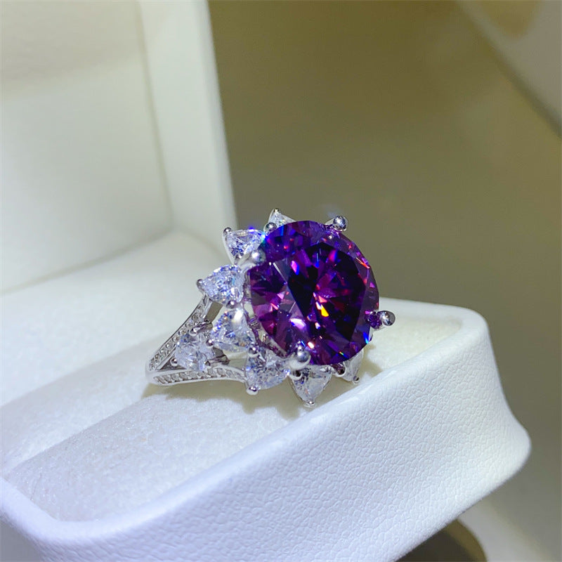 Statement Amethyst Ring