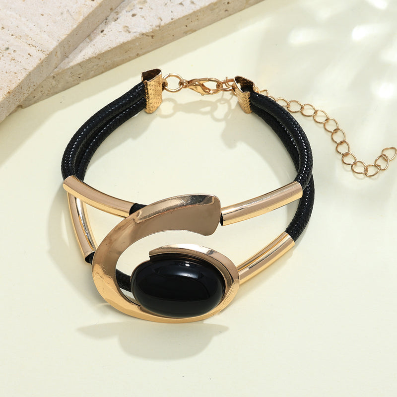 Statement Black Onyx Bracelet