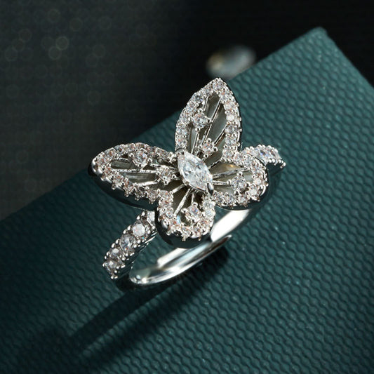 Statement Butterfly Ring