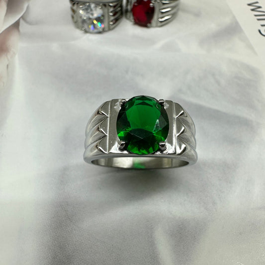 Statement Emerald Ring