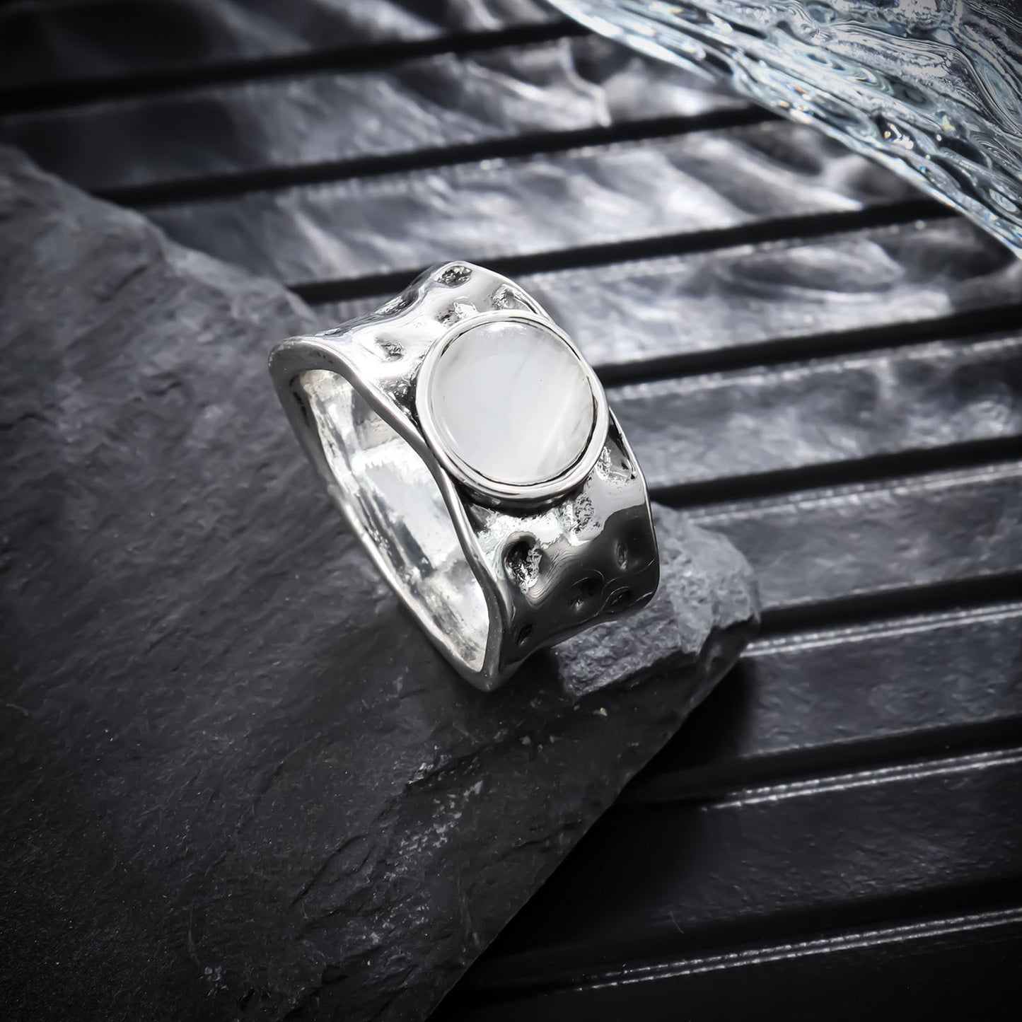 Statement Moonstone Ring