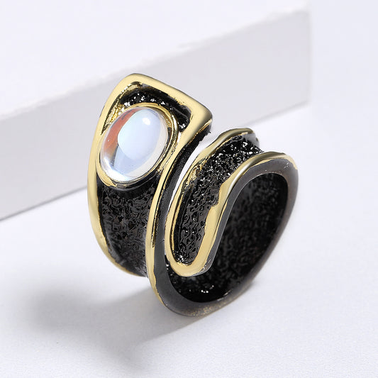 Statement Moonstone Ring