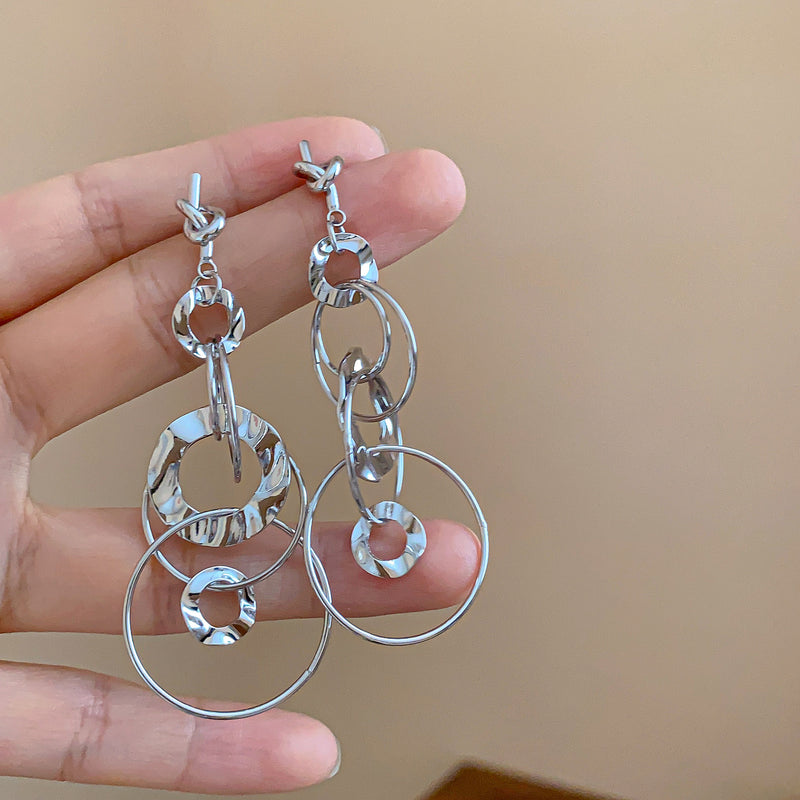 Statement Silver Earrings