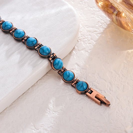 Turquoise Copper Bracelet