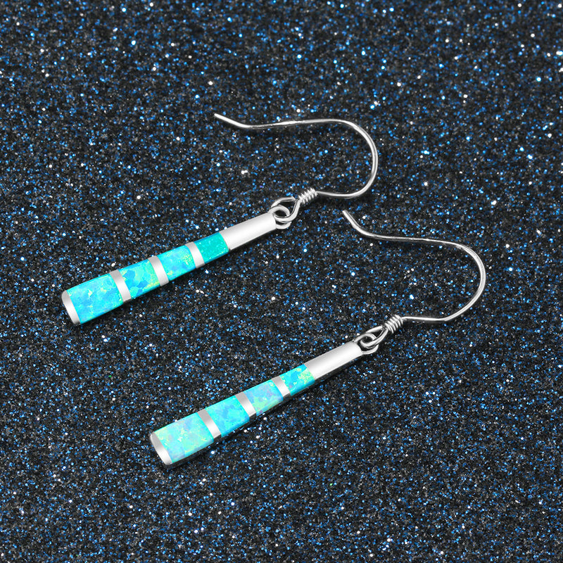 Turquoise Opal Earrings