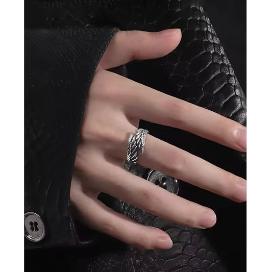 Twisted Silver Ring