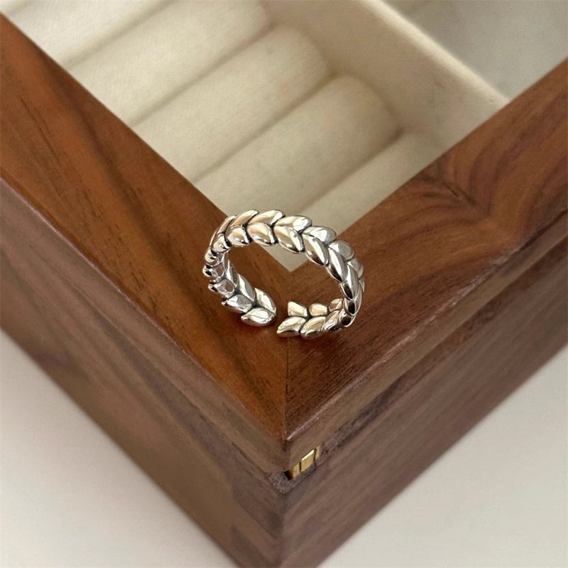 Twisted Silver Ring