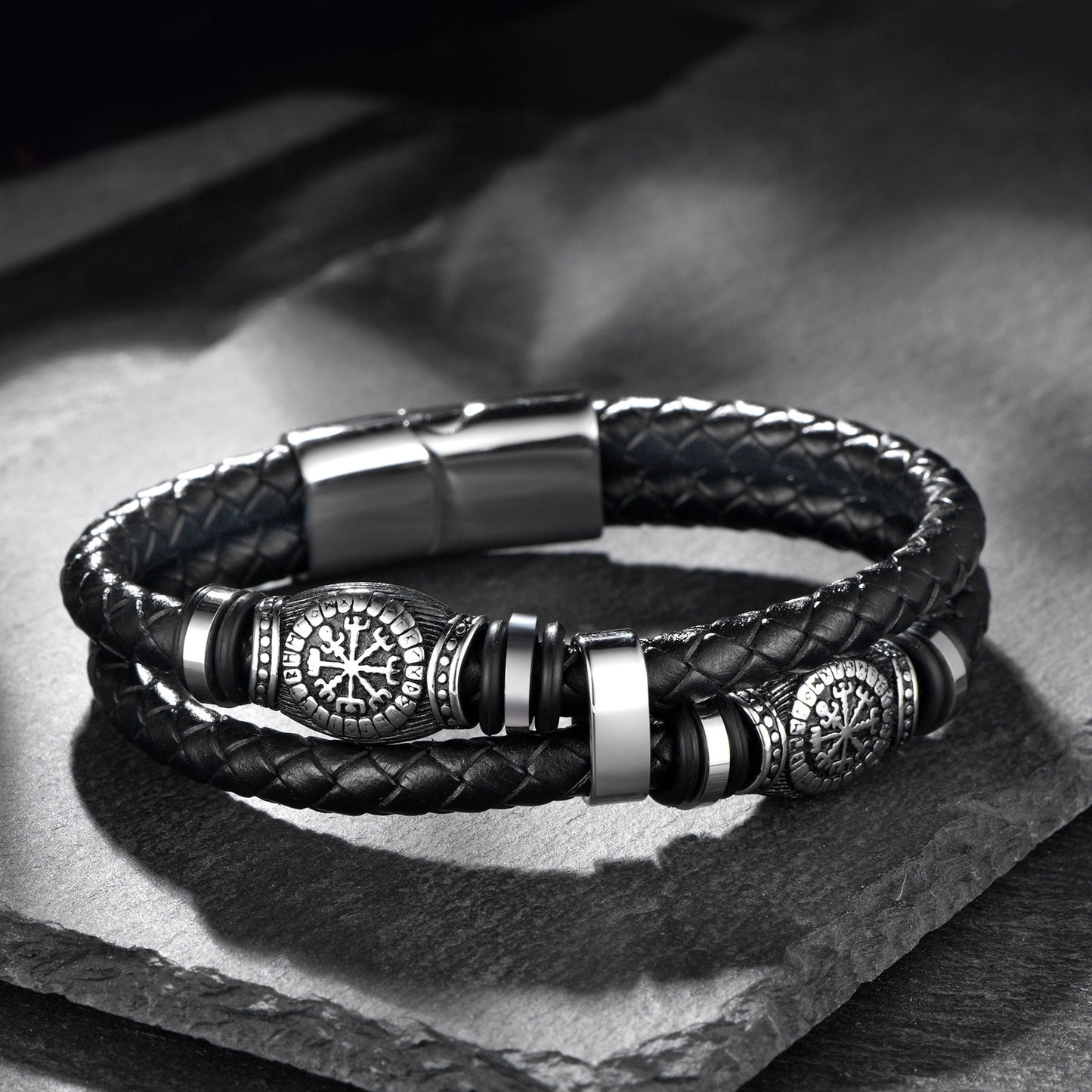 Viking Leather Bracelet