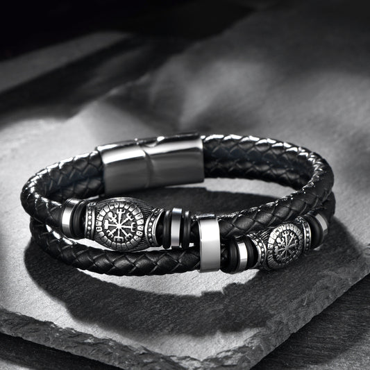Viking Leather Bracelet