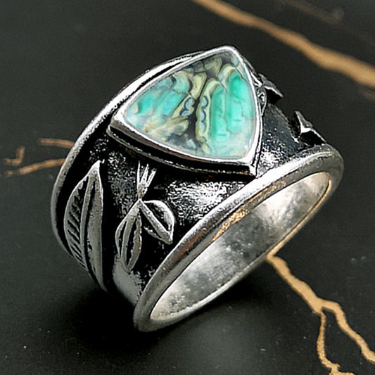 Vintage Abalone Ring