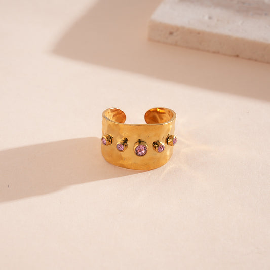 Vintage Amethyst Cuff Ring