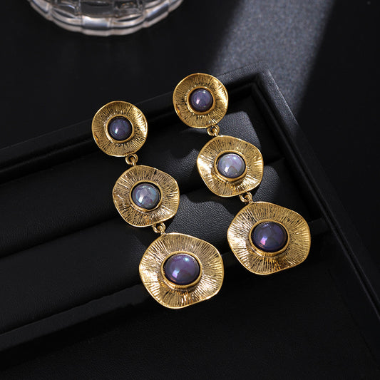 Vintage Amethyst Earrings